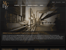 Tablet Screenshot of michelcorneau.com